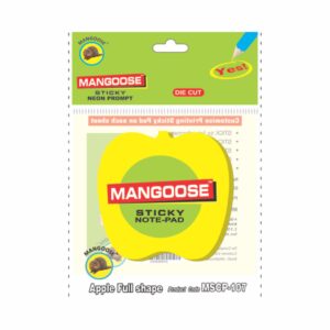 MANGOOSE DIE-CUT STICKY NOTE PAD (20 SHEETS)