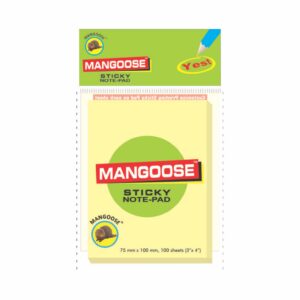 3X4 MANGOOSE STICKY NOTE PAD