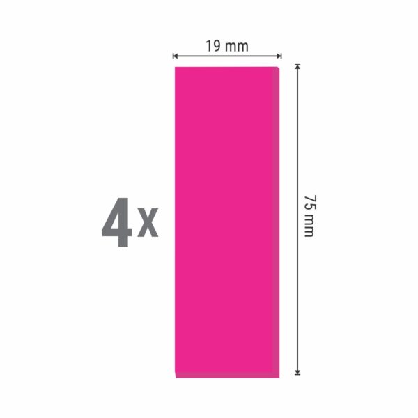 1X4 MANGOOSE NEON PROMPT STICKY NOTE PAD (BIG) - Image 3