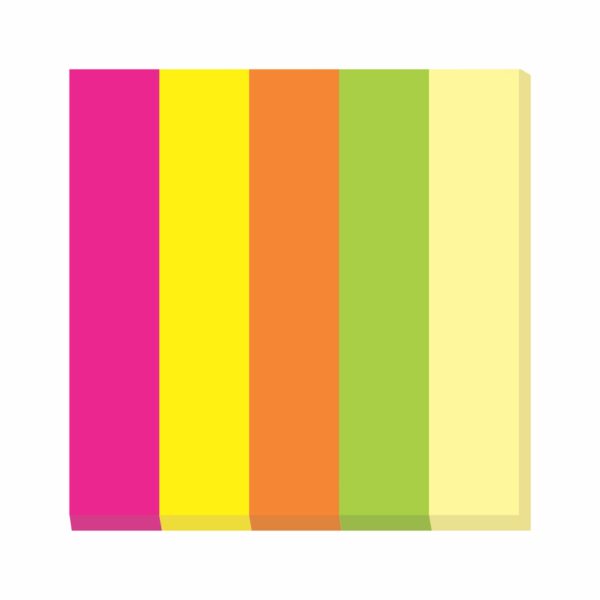 1X5 MANGOOSE NEON PROMPT STICKY NOTE PAD (BIG) - Image 2