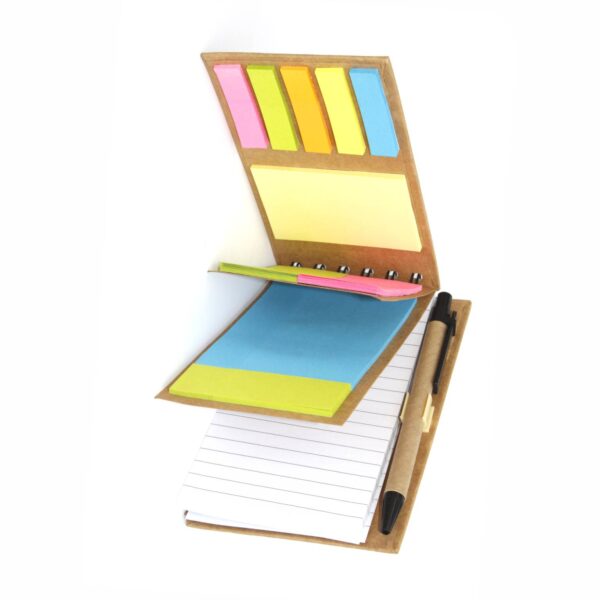 M022 ECO-FRIENDLY SPIRAL STICKY NOTE KIT - Image 3