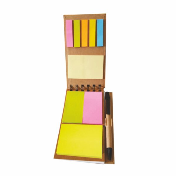 M023 ECO-FRIENDLY SPIRAL STICKY NOTE KIT - Image 2