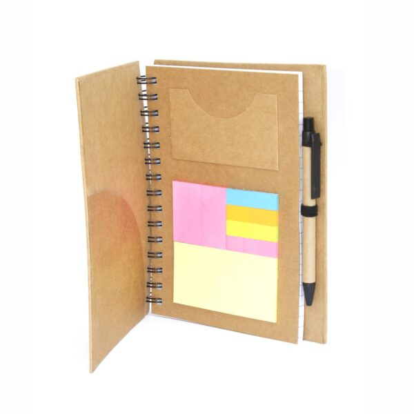 M032 ECO-FRIENDLY SPIRAL STICKY NOTE KIT - Image 2