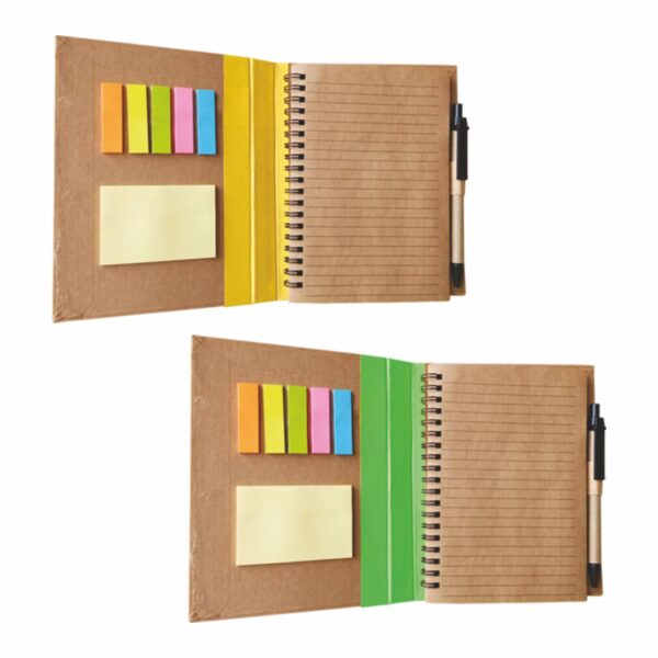 M034 ECO-FRIENDLY SPIRAL STICKY NOTE KIT - Image 2