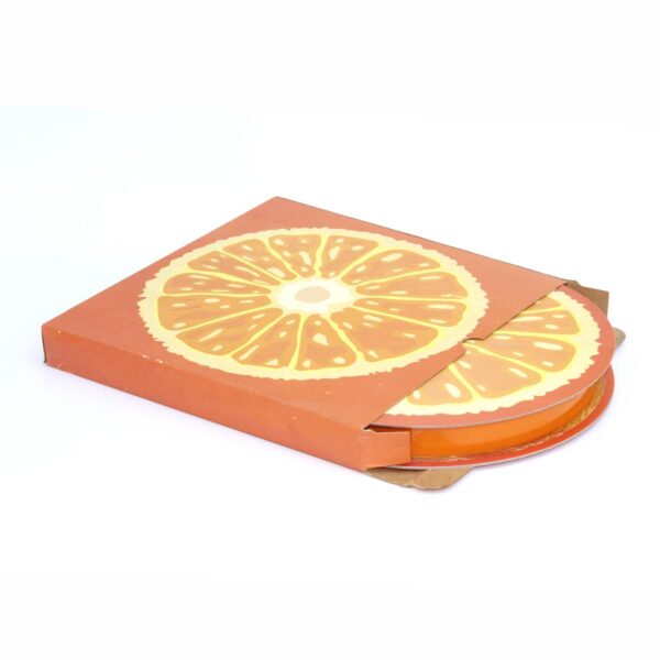 M037 ORANGE SHAPE STATIONERY KIT - Image 3