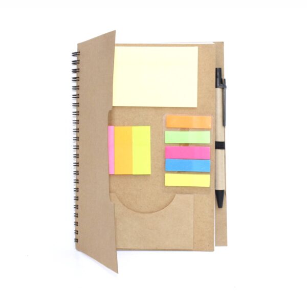 M054 ECO-FRIENDLY SPIRAL STICKY NOTE KIT - Image 2