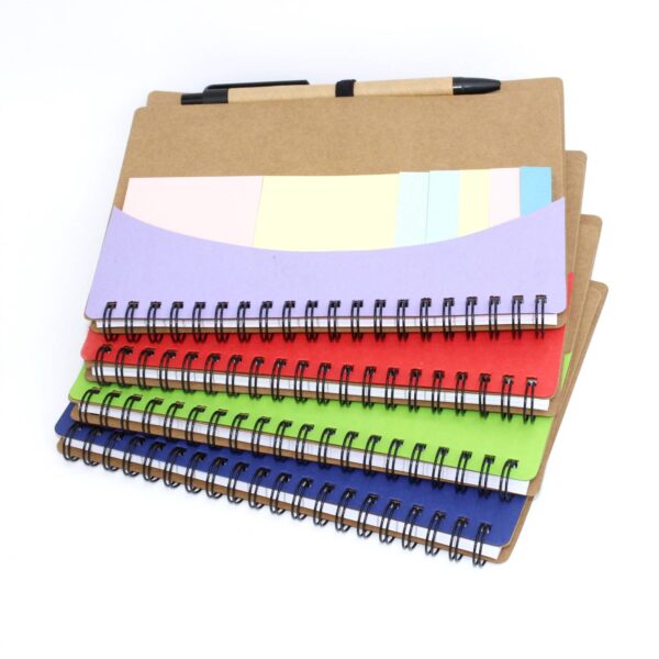 M057 ECO-FRIENDLY SPIRAL STICKY NOTE KIT - Image 3