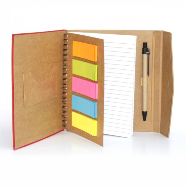 M059 ECO-FRIENDLY SPIRAL STICKY NOTE KIT - Image 2