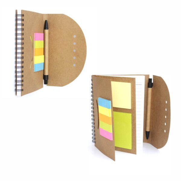 M063 ECO-FRIENDLY SPIRAL STICKY NOTE KIT - Image 2